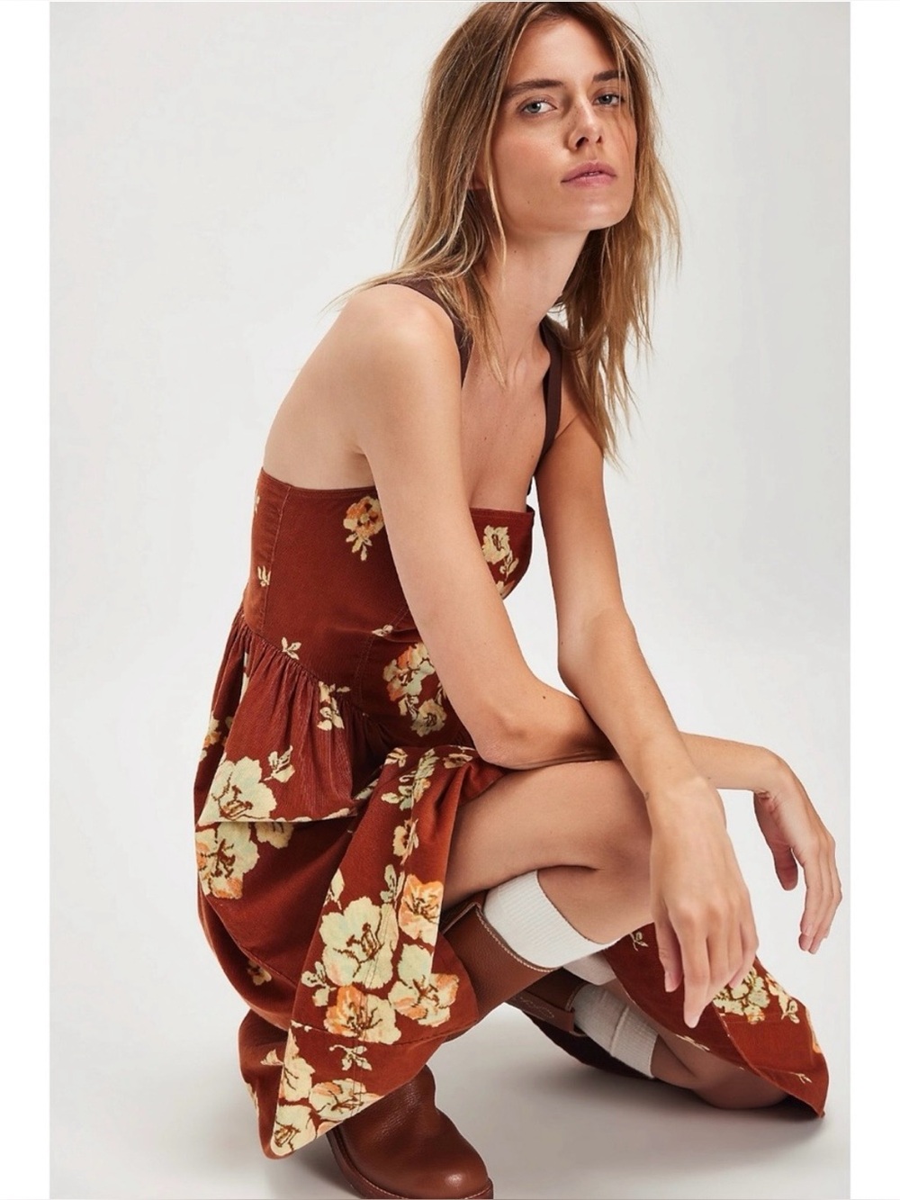 Free People Until Dawn Midi Dress Size Large - Picture 6 of 15